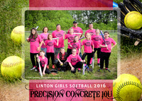 Precision Concrete 10U | Linton Girls Softball 2016