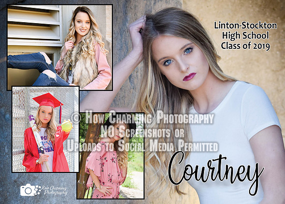 CourtneyZ Invite - Front