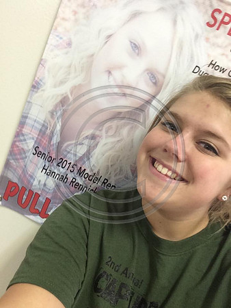 Rachel poses with Hannah's Senior Community Outreach Project